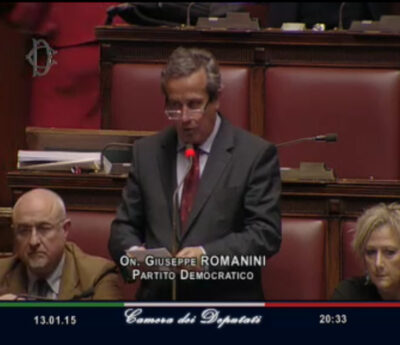 [cml_media_alt id='3083']Giuseppe Romanini in parlamento per la Palatina[/cml_media_alt]