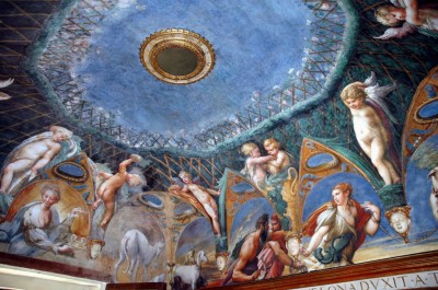 Parmigianino Diana Atteone Stufetta Fontanellato